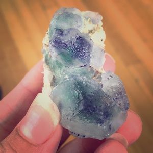 Fluorite crystals